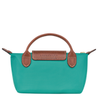 Le Pliage Original Pouch with handle Turquoise