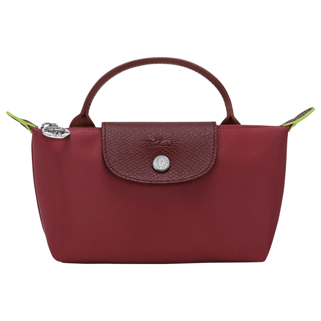 Le Pliage Green Pouch With Handle - Pomegranate - view 1