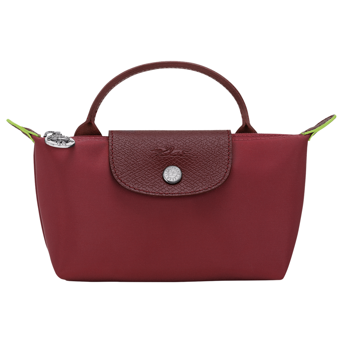 Le Pliage Green Pouch With Handle - Pomegranate - view 1