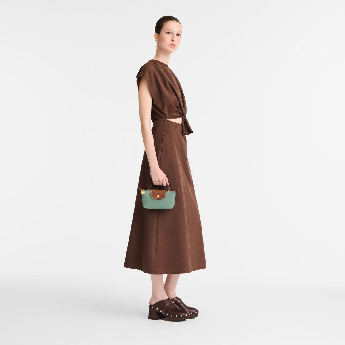 Le Pliage Original Pouch With Handle - Celadon - view 2