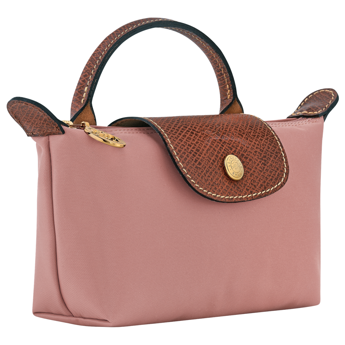 Le Pliage Original Pouch With Handle - Pink Tea - view 3