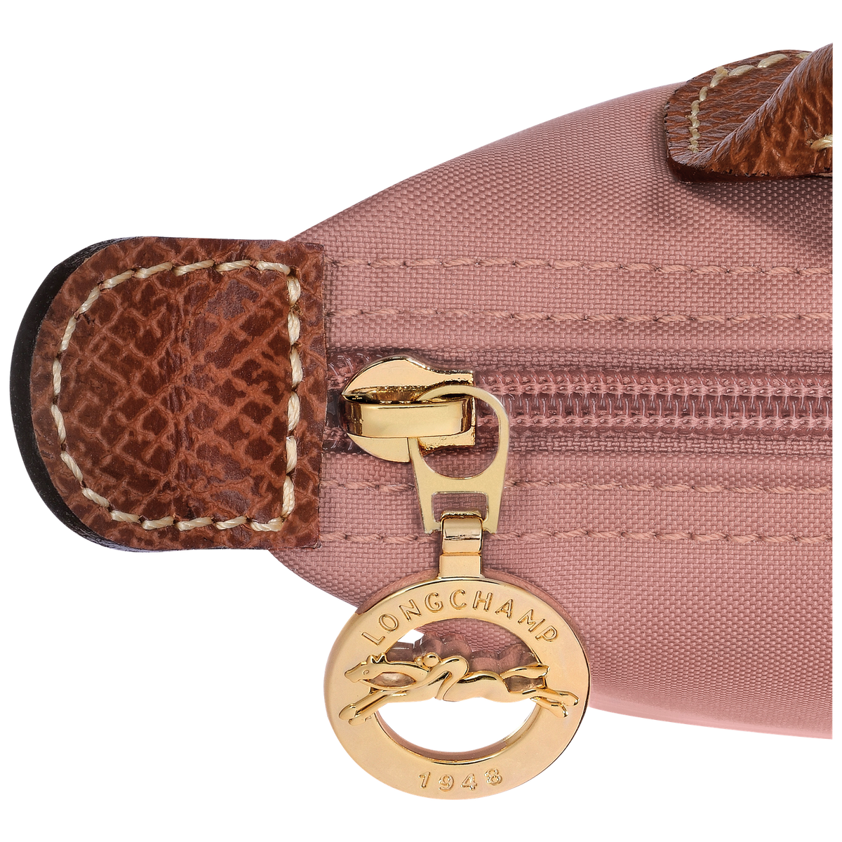Le Pliage Original Pouch With Handle - Pink Tea - view 6