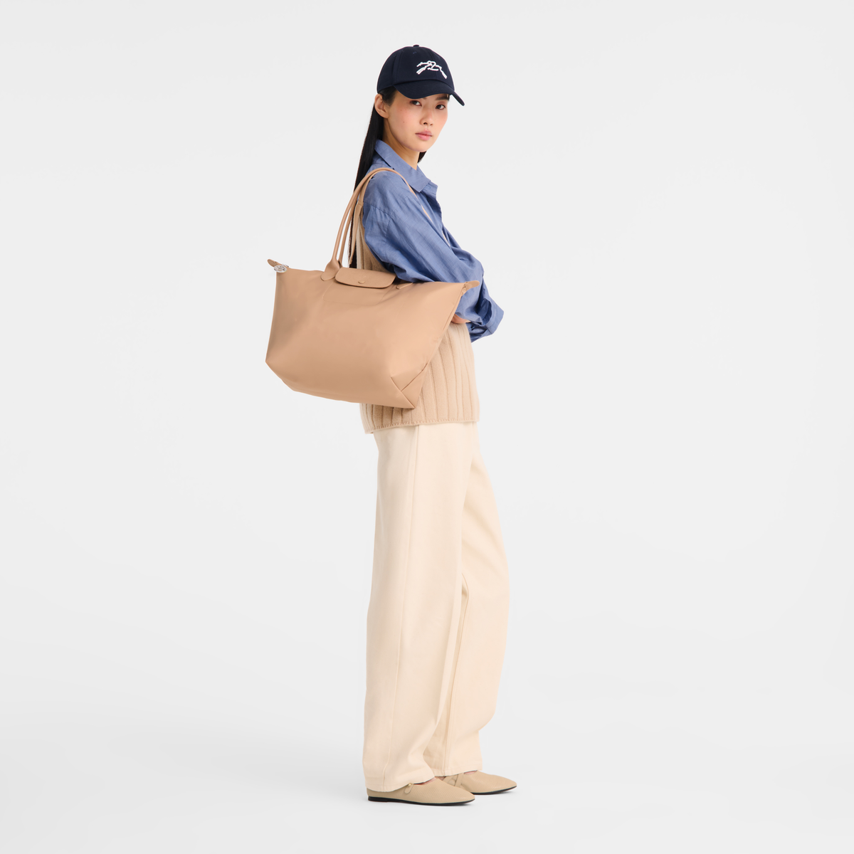 Le Pliage One L Tote - Beige