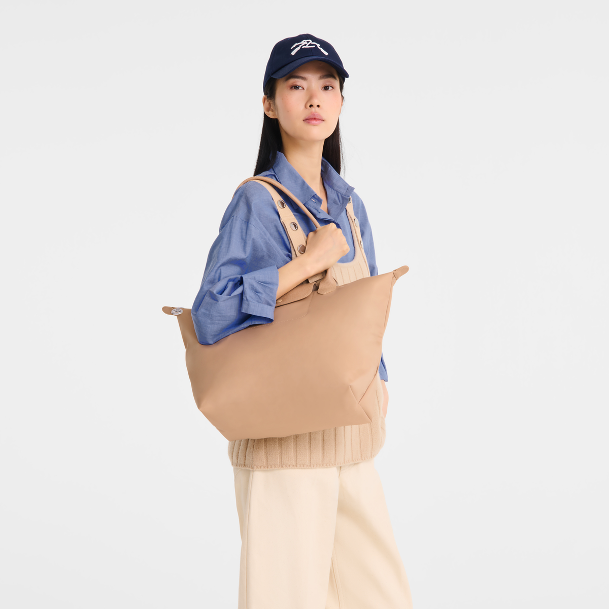 Le Pliage One L Tote - Beige