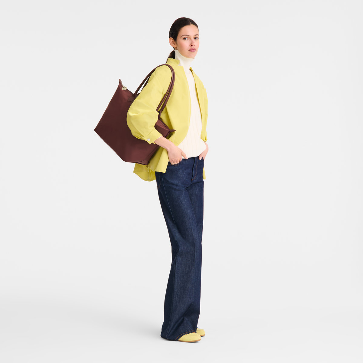 Le Pliage One L Tote - Bordeaux