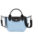 Longchamp Le Pliage Energy XS handbag in durable nylon with leather handles, compact and stylish bag for everyday use.