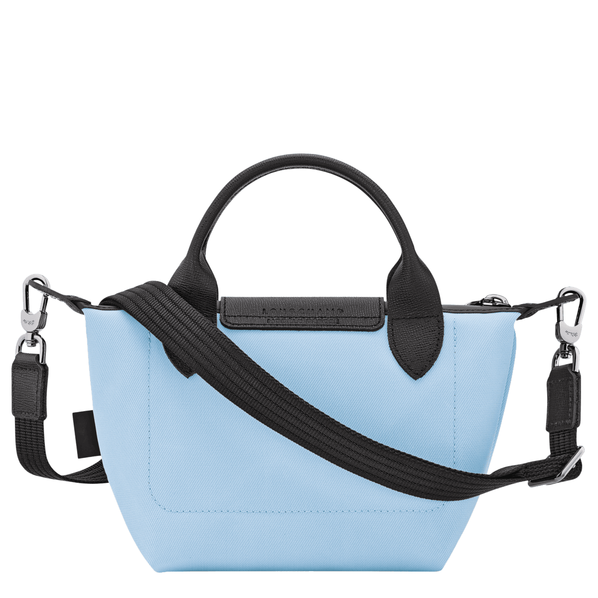 Longchamp Le Pliage Energy XS handbag in durable fabric with top handles and a compact, stylish design.