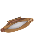 Longchamp Le Pliage Original pouch with handle, stylish and compact bag made of durable nylon fabric, featuring a top zipper closure.